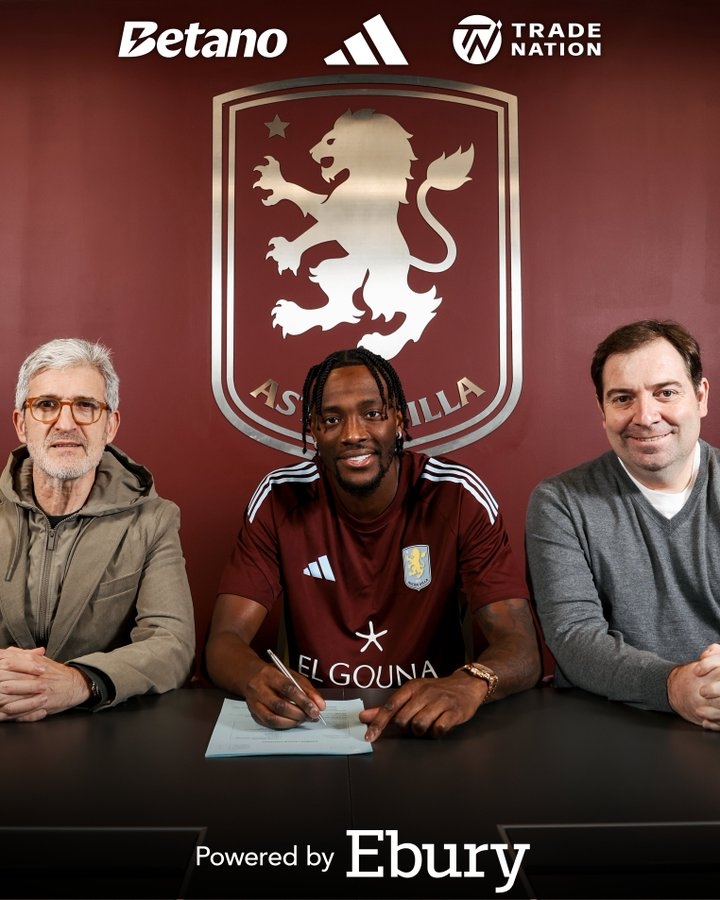 星空体育登录入口-重返英超！官方：维拉签下28岁亚伯拉罕，转会费2100万欧+附加